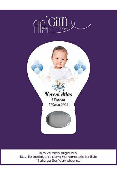 giftshoppi 10 Adet Açacak Magnet Mıknatıslı Hediyelik - Sünnet, Nişan, Söz, D...