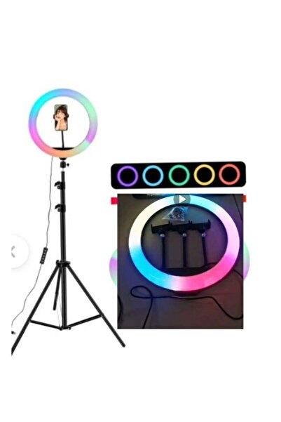 Generic 22 inch RGB LED Ring Light with Tripod Stand, Large Selfie Ring Light...