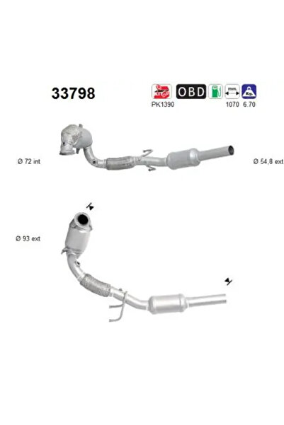 As Catalizator Audi A1 Seat Ibiza 4/Toledo 4 2012-2022