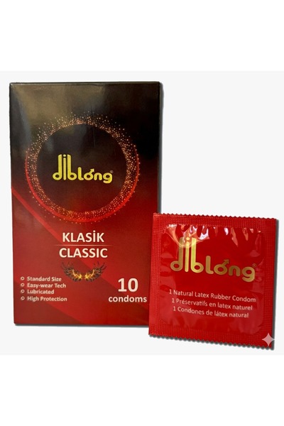 Diblong Prezervatif Klasik 10LuPaket ( Klasik 10lu Paket Prezervatif 52 +/- 2...