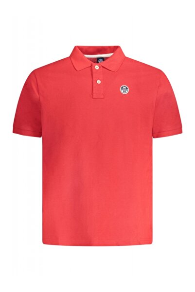 North Sails Men's polo shirt, with embroidered mini logo, Regular fit, Red