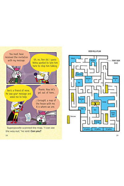 Usborne Superpoodle and the Mega Blaster, Poveste in limba engleză