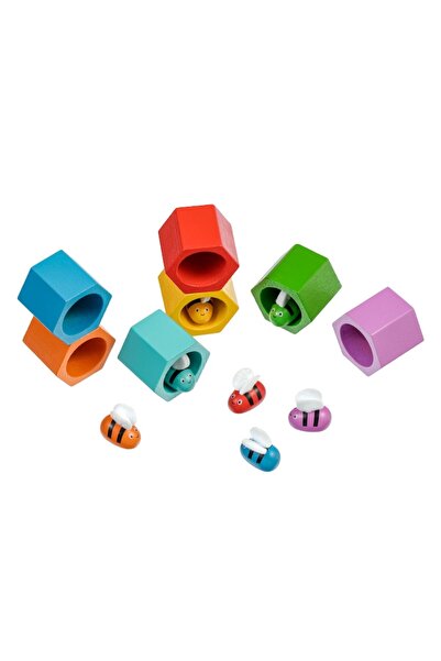 Lucy&Leo Jucarie dexteritate Lucy&Leo, Stupul cu albine, Lemn
