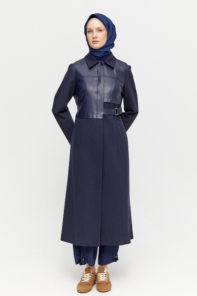 Setrms Deri Kombinli Kemerli Kap