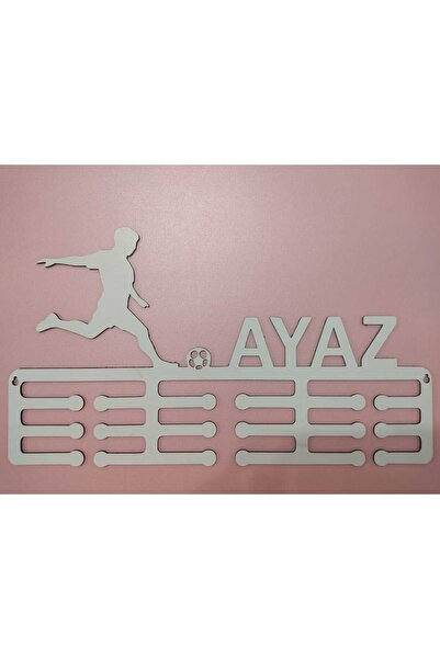 rüzgarkonsept Kişiye Özel Futbol Temalı Madalya Askılığı Duvar Dekoru