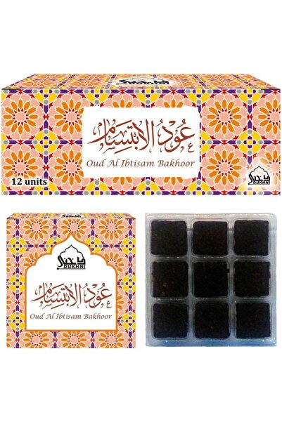 dukhni Oud Al Ibtisam Bakhoor Celebration Pack (12 units of 9 pcs each)