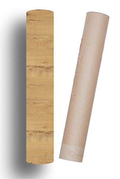 Bigaimaj Mutfak Tezgah Üstü Ahşap Desen Kendinden Yapışkanlı Folyo Kaplama 70 cm x 100 cm