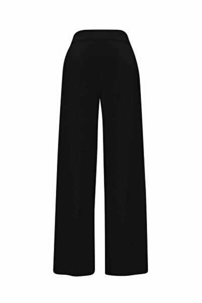 MISS DALIDA Touch Me Bol Paça Triko Siyah Pantolon