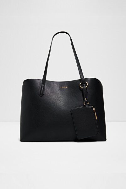 Aldo YSABELLE - Kadın Büyük Boy Siyah Üç Bölmeli Sabit Omuz Askılı Laptop Çan...