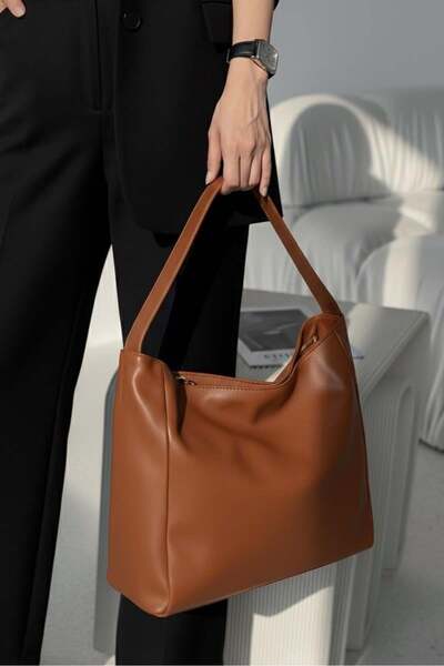 La La'Graccio Paris Geantă de mână și de umăr din piele moale Monet pentru fe...