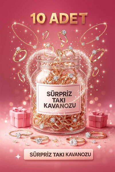 ganispe TAKI KAVANOZU Sürpriz (Gizemli) Kavanoz ( KOLYE,KÜPE,BİLEKLİK vb.) Ta...