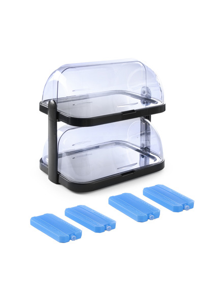 Other Vitrină pentru expunerea alimentelor, răcită cu inserții, 44x32x44cm - ...