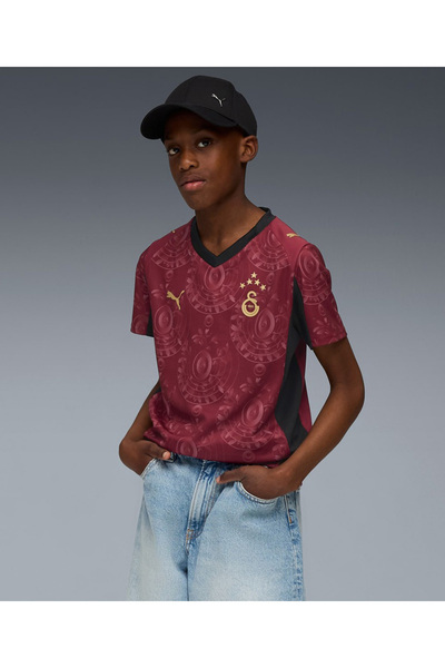 Puma Galatasaray Sponsor Unprinted 25/26 Kids Alternate Jersey Maroon