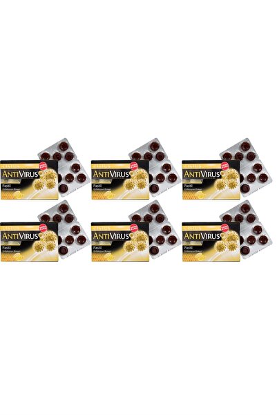 CISTUS Antivirüs Ballı Limonlu Pastil 10'lu 6 Adet