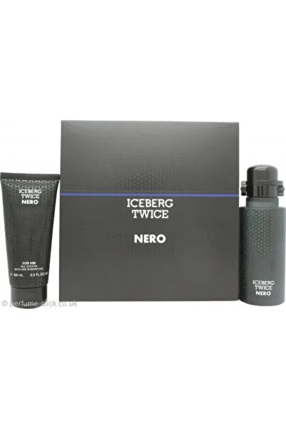Iceberg Twice Nero Gift Set: Eau de Toilette Spray 125ml and Shower Gel 100ml for Men