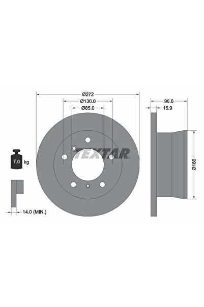 Krieger Дискови спирачки Mercedes-Benz G-класа Puch G-Modell