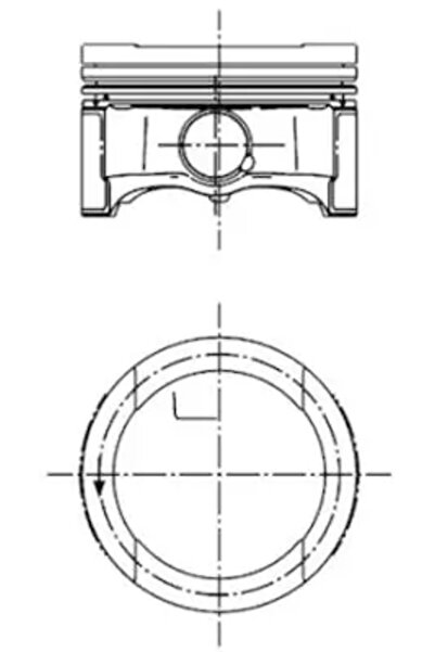 Kolbenschmidt Piston Audi A3/A4 B5/A4 B6 Seat Altea/Exeo/Leon 1994-2015