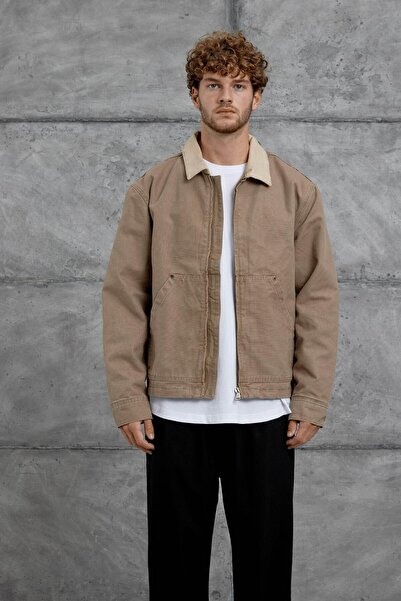 NOMARC Brown Mmx Denim Jeans Jacket