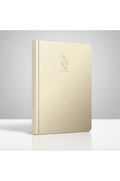 GENC DIJITAL BASKI 2026 107-ECK Cusut cu ață - Copertă rigidă 17x24 Agenda zilnică - 336 pagini (turcă-engleză-germană-rusă)