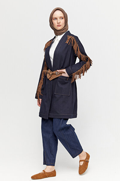 Setrms Püskül Detaylı Nakışlı Ceket