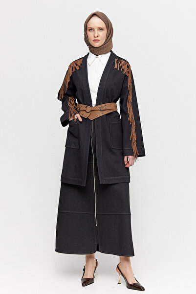 Setrms Püskül Detaylı Nakışlı Ceket