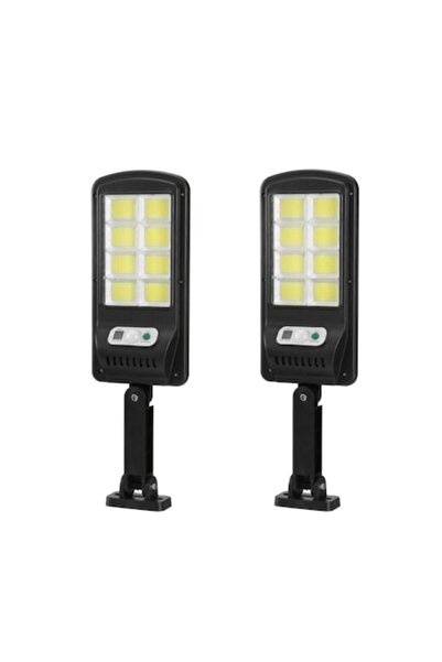 OEM Set x2 Lampă solară de încărcare 150W, 160 LED-uri, Telecomandă, Negru + ...