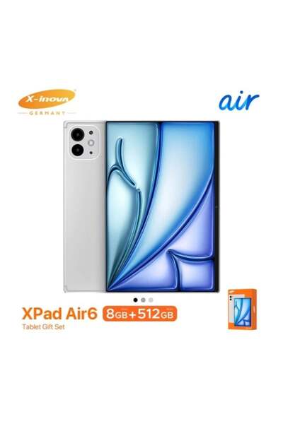 Generic X-Inova XPad Air6 Android 15 Tablet – 8GB+512GB, 6000mAh, Dual SIM, 13MP Camera, 10.1'' IPS, Wirel