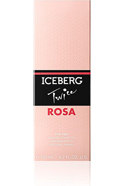 Iceberg Twice Rosa Eau de Parfum - Floral Design Bottle for Women by - 4.2 oz