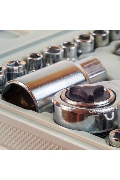 DEEBCO Retoo HandyTools Kit, 40 Pieces, Cr-V Steel with Ratchet Wrench