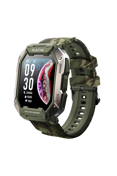 Tio Ceas inteligent pentru monitorizarea activității, IP68, monitor de ritm cardiac pentru înot, oxigen în sânge, 24 de sporturi