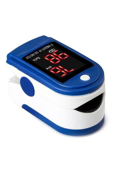 Telemag OLED Display Pulse Oximeter — Measures SpO2 and Pulse Rate, Blue