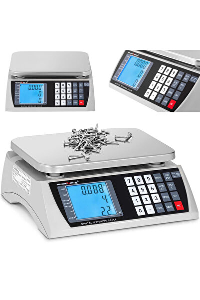 Other Cântar comercial pentru magazin cu afișaj LCD 22,3 x 17,4 cm 30 kg / 1 g