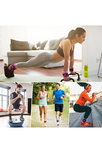 Sportneer Ankle and Wrist Weights Sportneer, Comfortable for Dancing, Running, Walking, Yoga, Black Color