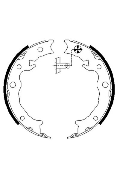 TEXTAR Set Saboti Frana Frana De Mana Subaru Crosstrek/Forester/Impreza