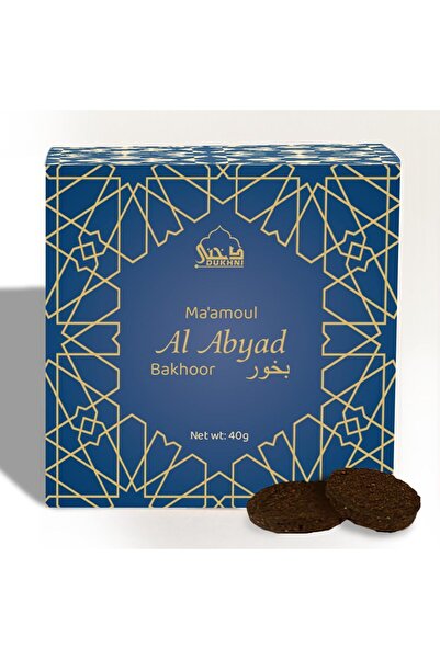 dukhni Maamoul Oud Al Abyad Bakhoor by | 2 boxes x 6 Pc each | Arabic Oud Bakhoor Incense | White Ou