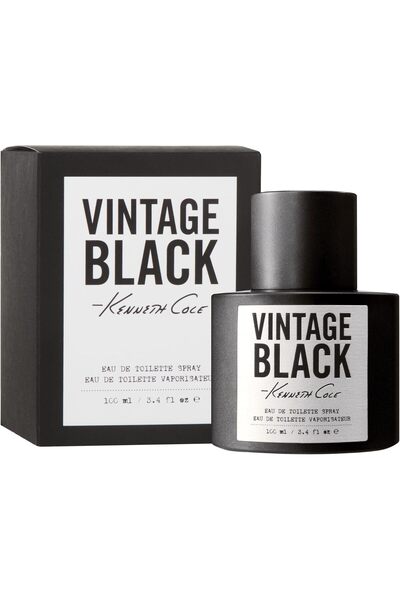 Kenneth Cole REACTION بخاخ أو دو تواليت فينتيج بلاك، 100 مل، للرجال