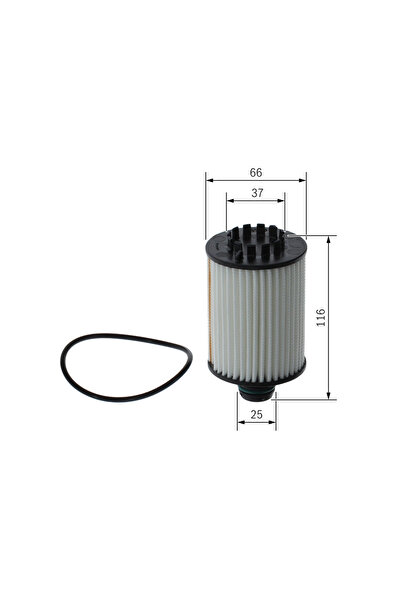 Bosch Filtru Ulei Jeep Wrangler 4