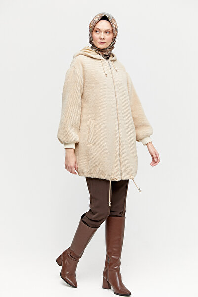 Setrms Kapüşonlu Kısa Kaban