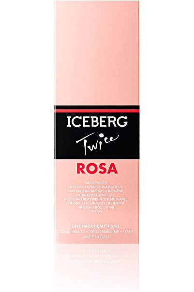 Iceberg Twice Rosa Eau de Parfum - Floral Design Bottle for Women by - 4.2 oz