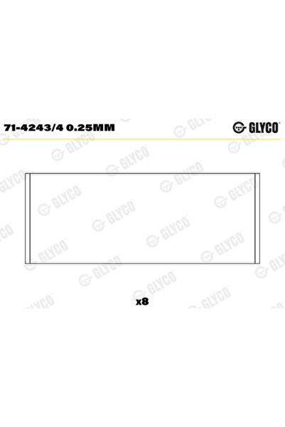 GLYCO Cuzineti Biela Dacia Duster/Logan/Sandero Mahindra Verito