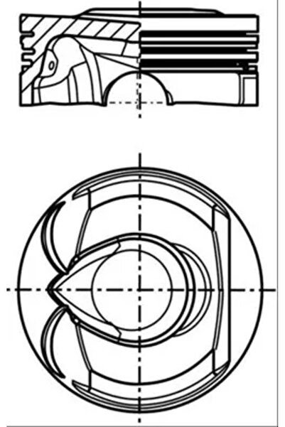 MAHLE Piston Citroen C4 1/C4 Grand Picasso 1/C4 Grand Picasso 2 Mini Mini