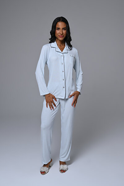 Marilyn Club Set de pijamale pentru femei cu halat de dimineata Set de 3 piese