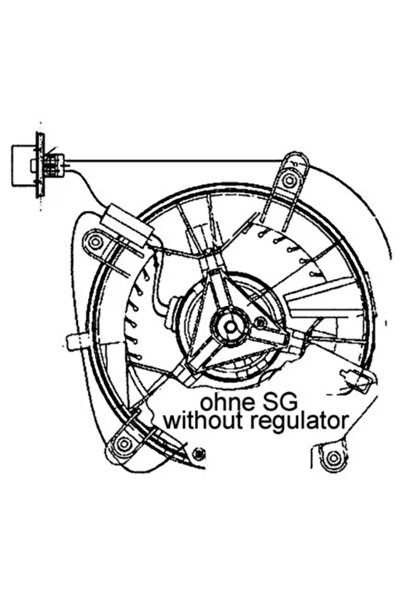 MAHLE Ventilator Habitaclu Mercedes-Benz E-Class