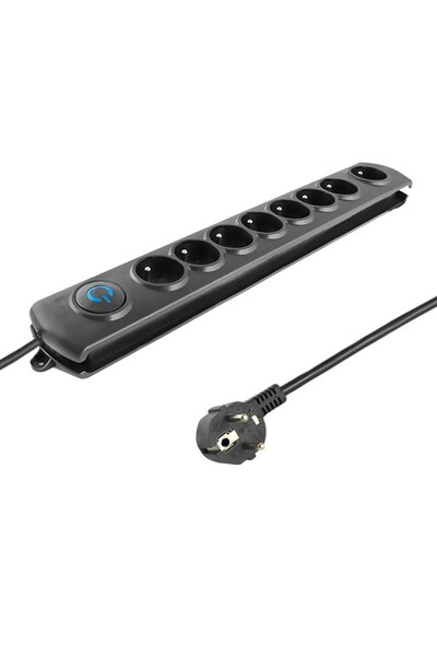 Other Bandă de protecție la supratensiune cu 8 prize, cu comutare rapidă, 3 m