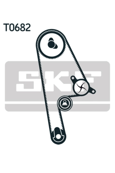 SKF Water pump + timing belt kit HONDA CIVIC VI Aerodeck (MB MC) 1998-2001