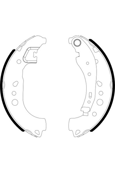 TEXTAR Set Saboti Frana Renault Twingo 3 Smart Forfour