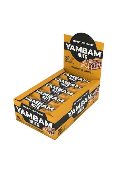 Body Attack يام بام بار نوتس - كراميل زبدة الفول السوداني