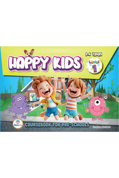 Bilimyolu Yayıncılık Happy Kids Preschool 3-6 Years Old English Set Coursebook
