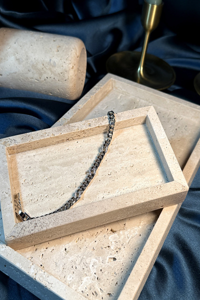 MOONİ ACCESSORİES Xuping Örgü Tasarım Zirkon Taşlı Gümüş Silver Renk Kadın Bi...