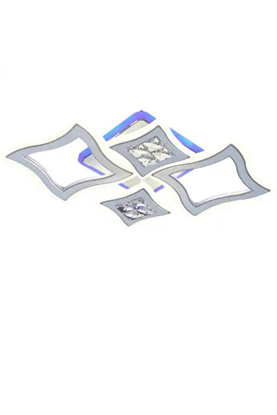 LED CONCEPT Smart LED chandelier with remote control and three types of light plus RGB, 98W, dimmable, 56x36x9cm